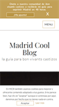 Mobile Screenshot of madridcoolblog.com